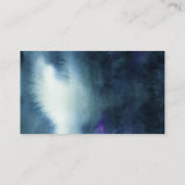 Website zur Hochzeit von Navy Blue Gold Begleitkarte (Rückseite)