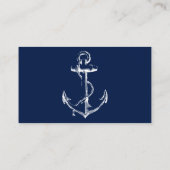 Website zur Hochzeit von Schiffen der weißen Marin Begleitkarte (Rückseite)