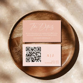 Website zur Hochzeit von Sommerpfirsichen Begleitkarte