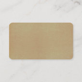 Website zur Hochzeit von Vintagen alten Eichen Begleitkarte (Rückseite)