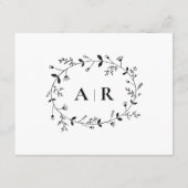 Website zur Hochzeit von Weinstöcken, UAWG, die De Begleitkarte (Rückseite)