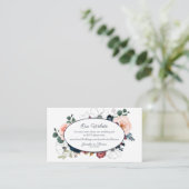 Website zur Hochzeit von Winter Embrace Floral | B Begleitkarte (Stehend Vorderseite)