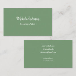 Website zur Kontaktaufnahme mit Namen hinzufügen Visitenkarte