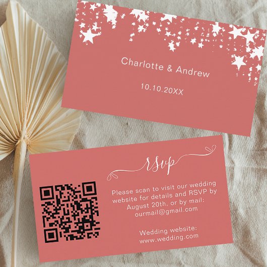 Website zur Reaktion auf Hochzeiten von Dusty Eart Begleitkarte