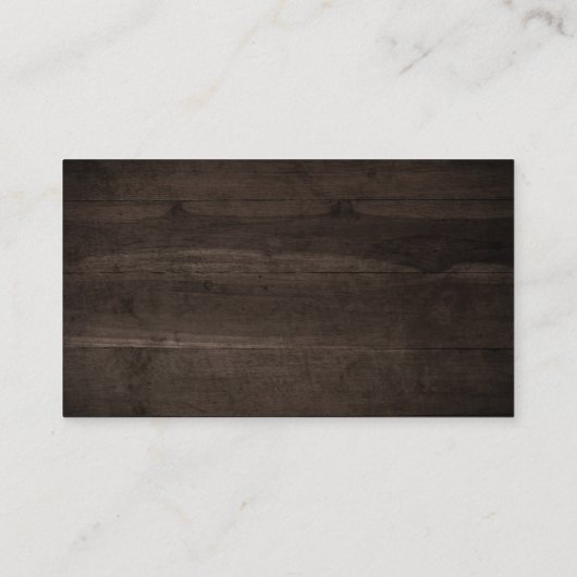 Website zur rustikalen Holzsaite Botanische Hochze Begleitkarte (Rückseite)