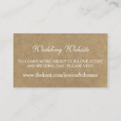 Website zur Sammlung von Kraft, Spitzen und Sonnen Begleitkarte (Rückseite)