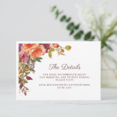 Website zur UAWG Hochzeitdetails - Ihr Text Begleitkarte (Stehend Vorderseite)