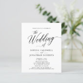 Website zur UAWG Wedding Calligraphy (Stehend Vorderseite)