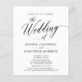 Website zur UAWG Wedding Calligraphy (Vorderseite)