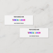 Website zur Werbeaktion für die Visitenkarte für b (Vorne/Hinten)