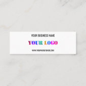 Website zur Werbeaktion für die Visitenkarte für b (Rückseite)