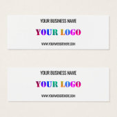 Website zur Werbeaktion für die Visitenkarte für b (Vorne & Hinten)