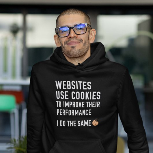Websites verwenden Cookies Hoodie