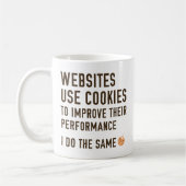 Websites verwenden Cookies Kaffeetasse (Links)