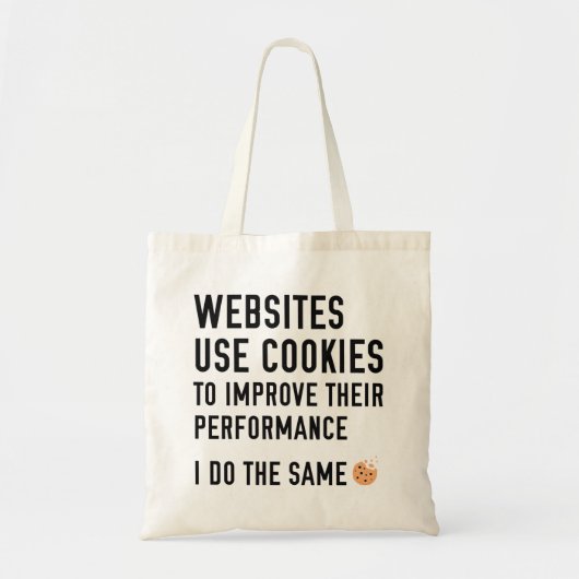 Websites verwenden Cookies Tragetasche (Vorne)