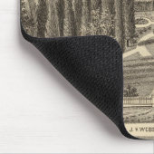 Webster, Badger-Wohnungen Mousepad (Ecke)