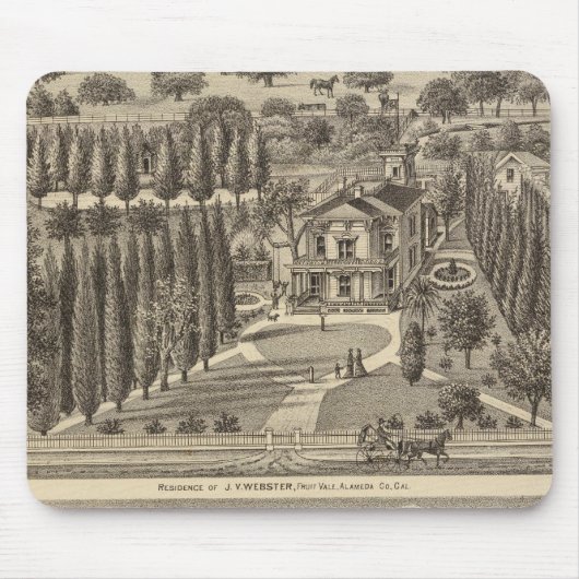 Webster, Badger-Wohnungen Mousepad (Vorne)