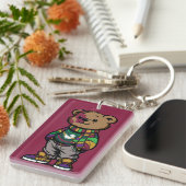 Webster Bear Sturge-Weber Acrylic Keychain Schlüsselanhänger (Vorderseite rechts)