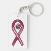 Webster Bear Sturge-Weber Acrylic Keychain Schlüsselanhänger (Rückseite)