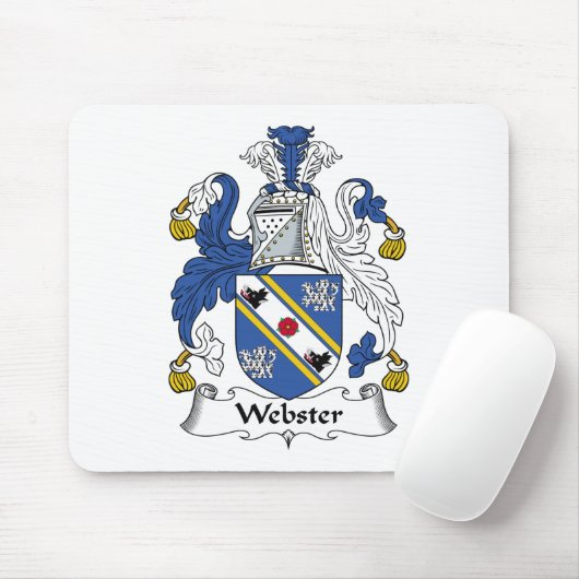Webster-Familienwappen Mousepad (Mit Mouse)