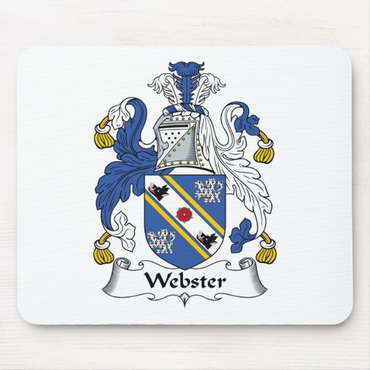 Webster-Familienwappen Mousepad (Vorne)