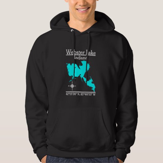 Webster Lake - Indiana Hoodie (Vorderseite)