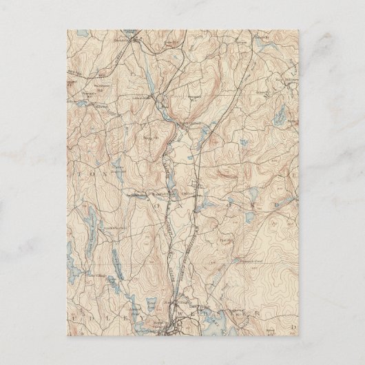 Webster, Massachusetts Postkarte (Vorderseite)