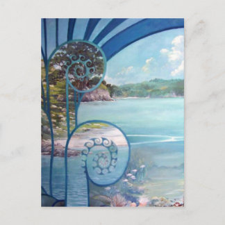 Webster Painting von Lynda Vugler Postkarte