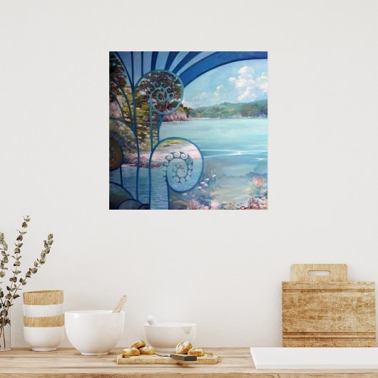 Webstermalerei Poster (Küche)