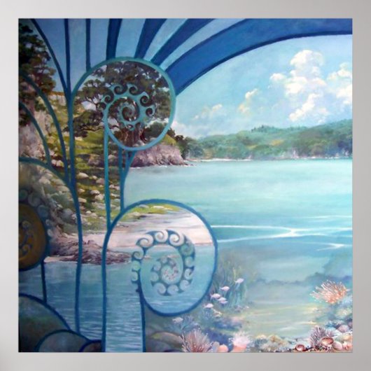 Webstermalerei Poster (Vorne)