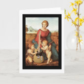 Webstrings Tele und Engel Karte (Gelbe Blume)