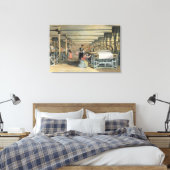 Webstube für Power, 1834 Leinwanddruck (Insitu (Schlafzimmer))