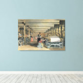Webstube für Power, 1834 Leinwanddruck (Insitu (Holzboden))