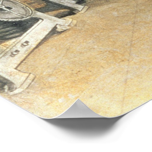 Webstube für Power, 1834 Poster (Ecke)