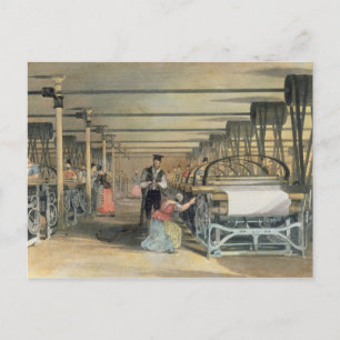 Webstube für Power, 1834 Postkarte