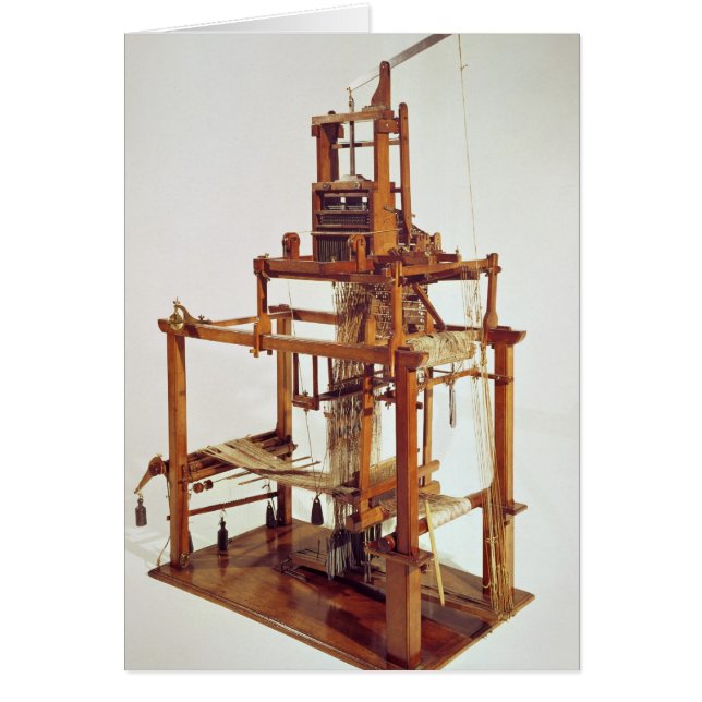 Webstuhl entworfen durch Jacquardwebstuhl Josephs (Vorne)