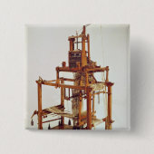 Webstuhl entworfen durch Jacquardwebstuhl Josephs Button (Vorderseite)