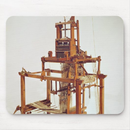 Webstuhl entworfen durch Jacquardwebstuhl Josephs Mousepad (Vorne)