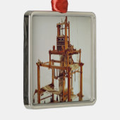 Webstuhl entworfen durch Jacquardwebstuhl Josephs Silbernes Ornament (Rechts)