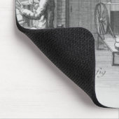 Webstuhl für spinnende Strümpfe Mousepad (Ecke)