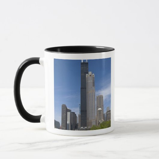 Webstühle Willis Turms (vorher das Sears Tower) Tasse (Links)