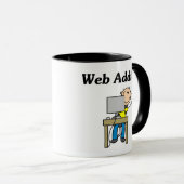 Websüchtiger Tasse (VorderseiteRechts)