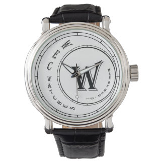 Wec W Wheel Leather Watch Armbanduhr