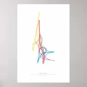 Wechsel-Choreographie: Brisbane, Australien Poster