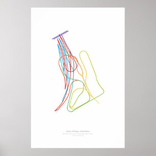 Wechsel-Choreographie: Detroit, MI, US Poster