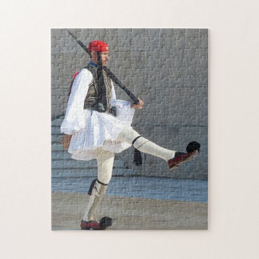 Wechsel der Garde Athens. Puzzle (Vertikal)