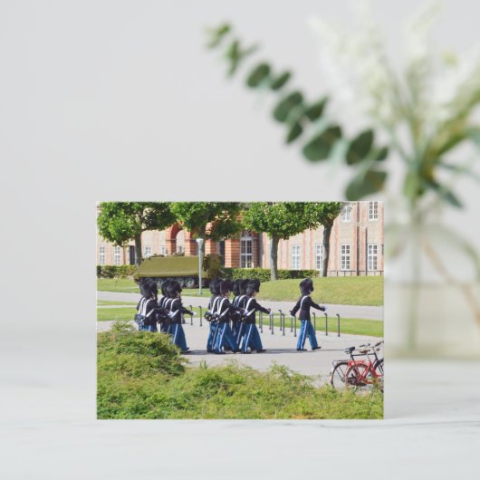 Wechsel der Garde, Kopenhagen, Dänemark Postkarte (Stehend Vorderseite)