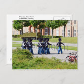 Wechsel der Garde, Kopenhagen, Dänemark Postkarte (Vorne/Hinten)