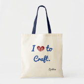 Wechsel des Handwerks, Name des Herzens in Tragetasche (Vorne)