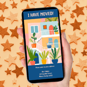 Wechselankündigung Neue Wohnung Tree-Free Card Save The Date